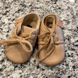 6-12 month tan dress shoes